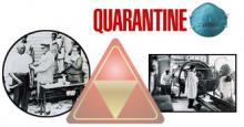 Collage of Quarantine and Isolation situations